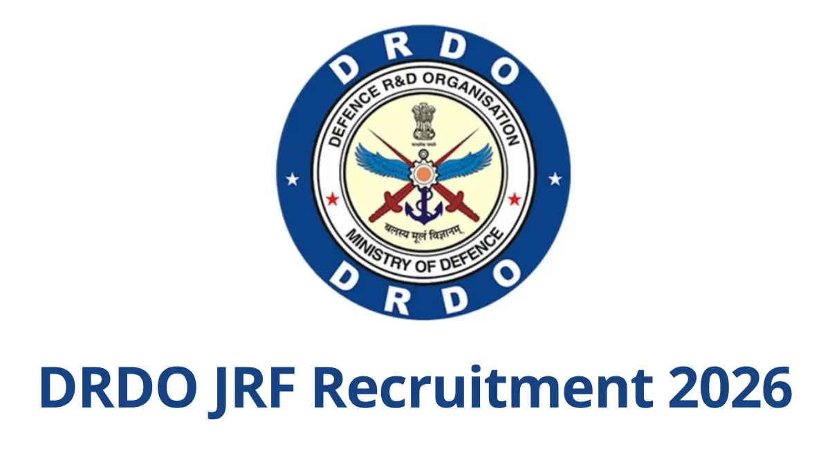 DRDO JRF Recruitment 2026