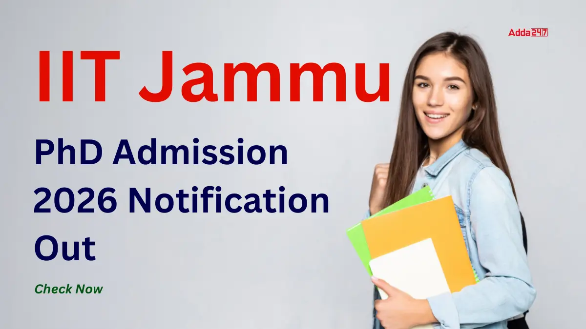 IIT Jammu PhD Admission 2026