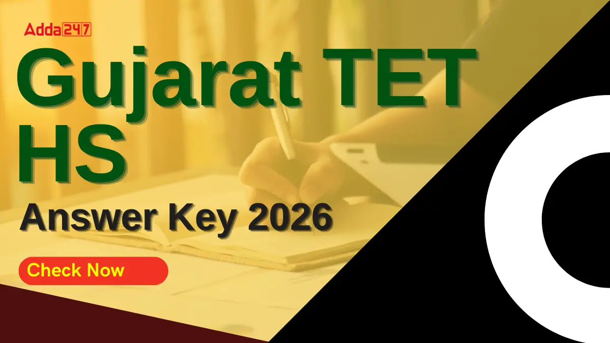 Gujarat TET HS Answer Key 2026