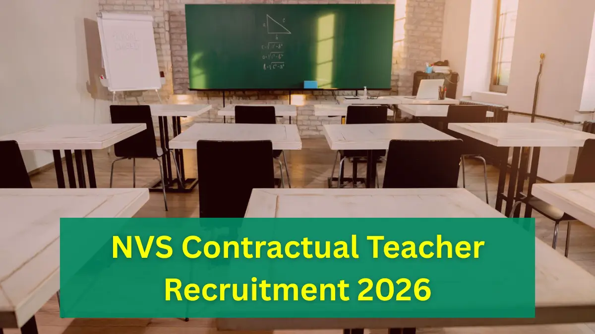 NVS Contractual Teacher Recruitment 2026