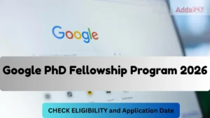 Google PhD Fellowship Program 2026