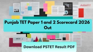 PSTET Scorecard out 2026