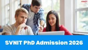SVNIT PhD Admission 2026, Last Date Reminder