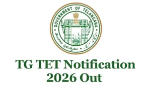 TG TET Notification 2026