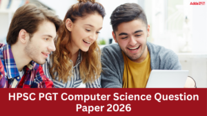 HPSC PGT Computer Science Question Paper 2026, Steps to Download PDF