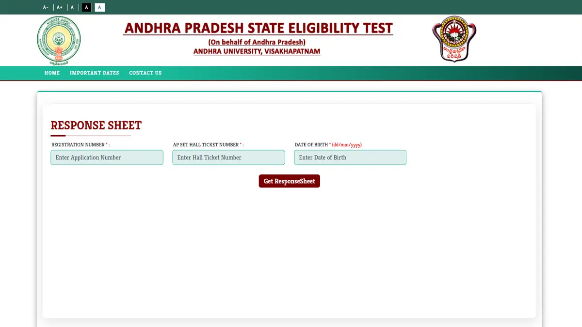 AP SET Answer Key 2026 Out