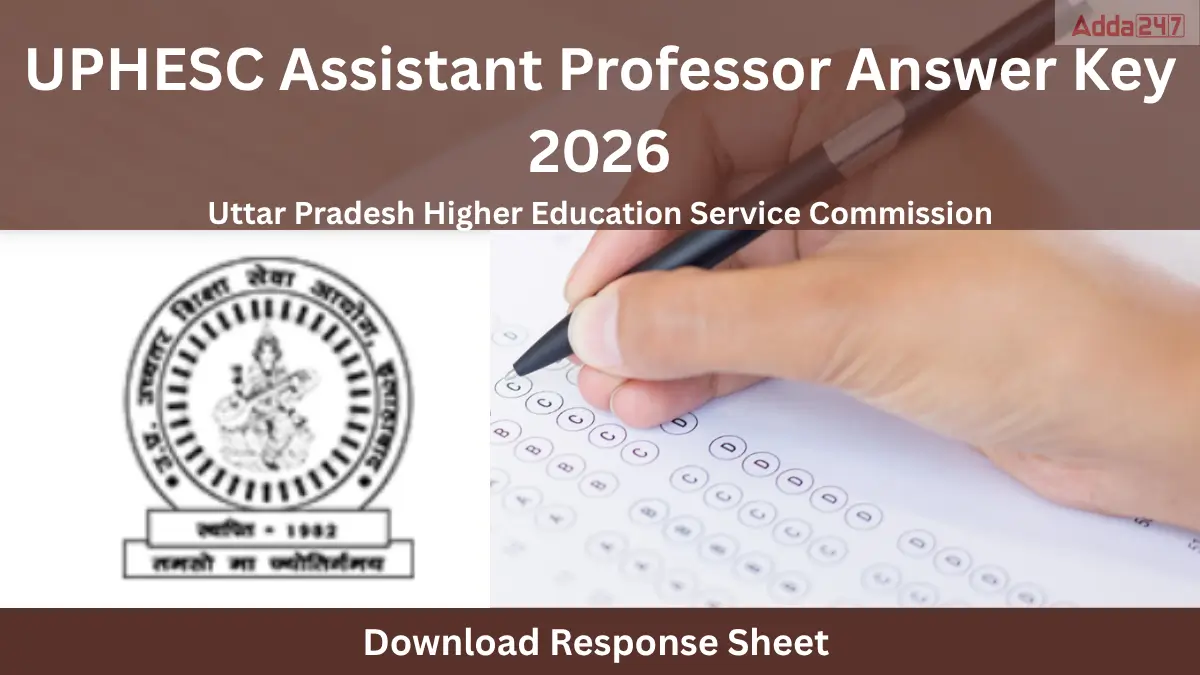 UPHESC Assistant Professor Answer Key 2026