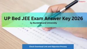 UP Bed JEE Exam Answer Key 2026, Check Here