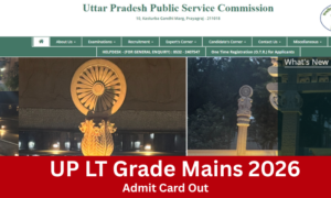 UP LT Grade Mains Admit Card 2026 Out (Commerce & Sanskrit), Steps to Download Hall Ticket PDF