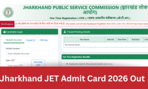 JPSC JET Admit Card 2026 Out @jpsc.gov.in, Steps to Download Jharkhand Eligibility Test Hall Ticket PDF
