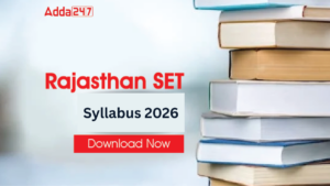 Rajasthan SET Syllabus 2026 Subject Wise PDF Download