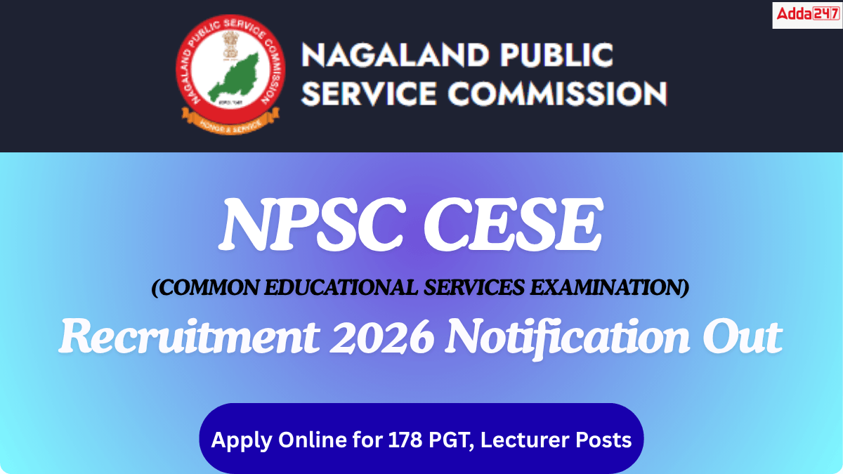 NPSC CESE Recruitment 2026 Notification Out, Apply Online for 178 PGT, Lecturer Posts (1)