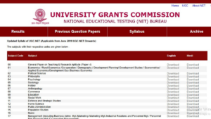 UGC NET Statistics Syllabus 2026