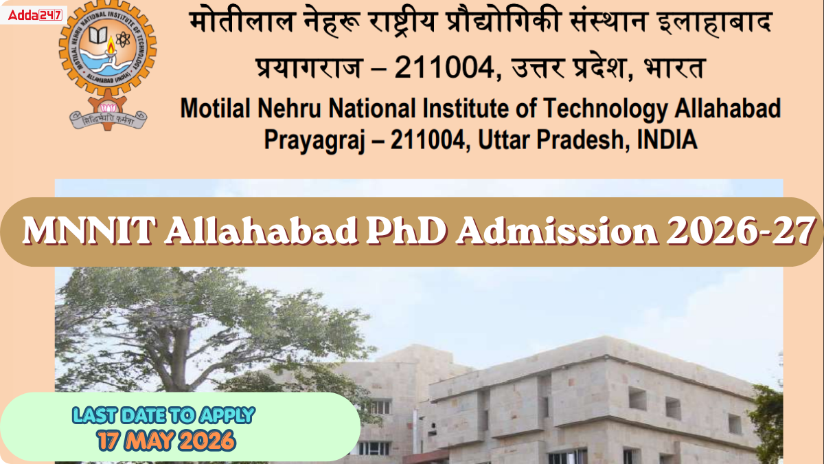 MNNIT PhD Admission