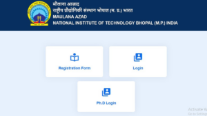 MANIT Bhopal PhD Admission 2026