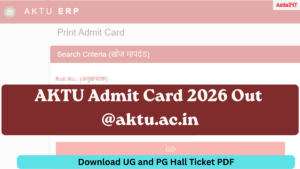 AKTU Admit Card 2026 Out (1)