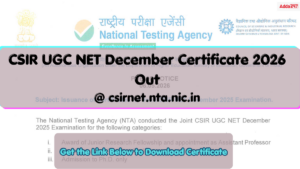 CSIR NET December Certificate 2026 Out, Get Download Link Here (1)