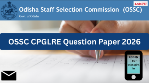 OSSC CPGLRE Question Paper 2026, Download Subject Wise PDF