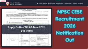 NPSC CESE Teaching Recruitment 2026 Notification Out for 243 Posts