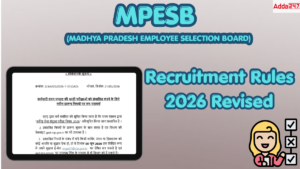 MPESB Recruitment Rules 2026 Revised, Check Here