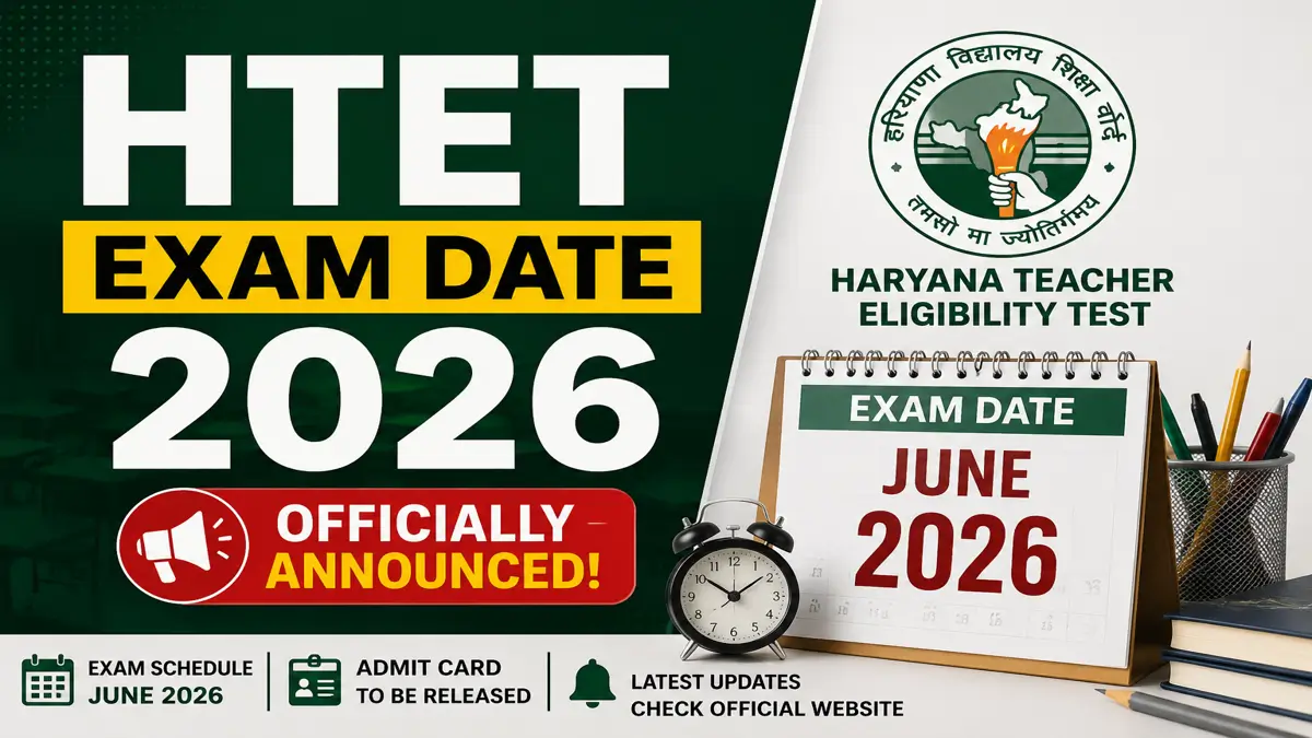 HTET Exam Date 2026