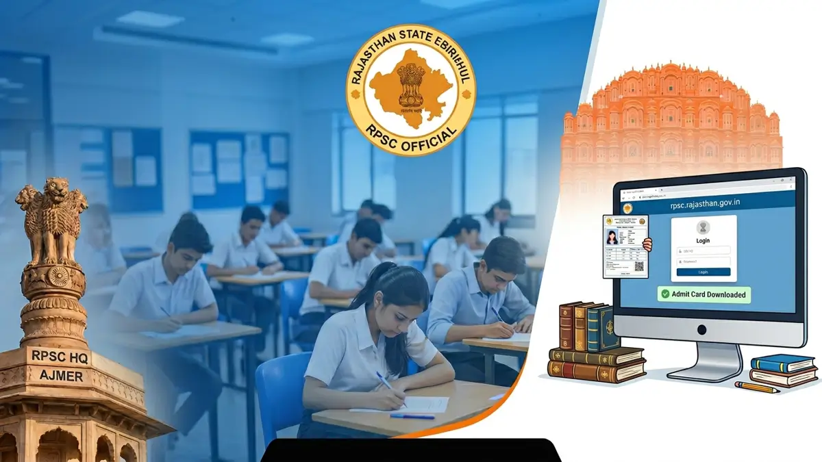 RPSC 1st Grade Admit Card 2026
