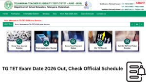 TG TET Exam Date 2026 Out, Check Official Schedule