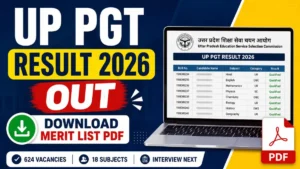 UP PGT Result 2026