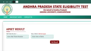 APSET Results 2026 Out @apset.net.in, Download Merit List PDF Here