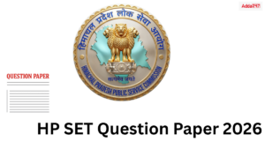 HP SET Question Paper 2026, Download PDF Here