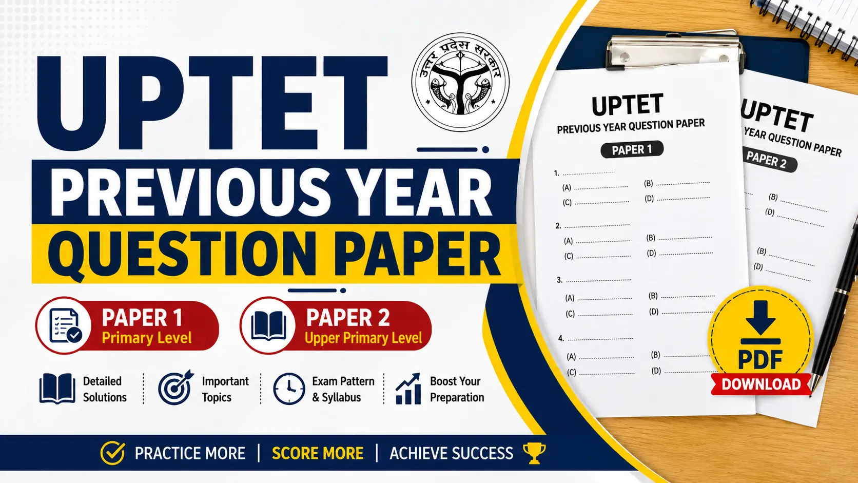UPTET Previous Year Question Paper