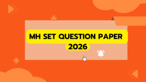 MH SET Question Paper 2026, Download PDF Here