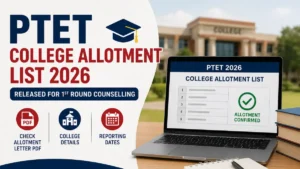 PTET College Allotment List 2026