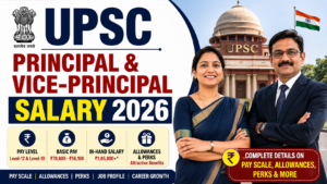 UPSC Principal and Vice-Principal Salary 2026, Check Grade Pay, Per Month Salary, Perks