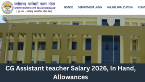 CG Assistant teacher Salary