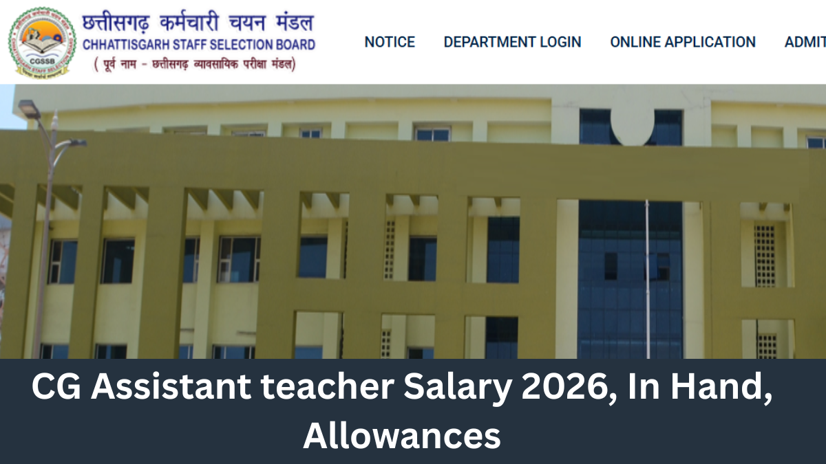 CG Assistant teacher Salary