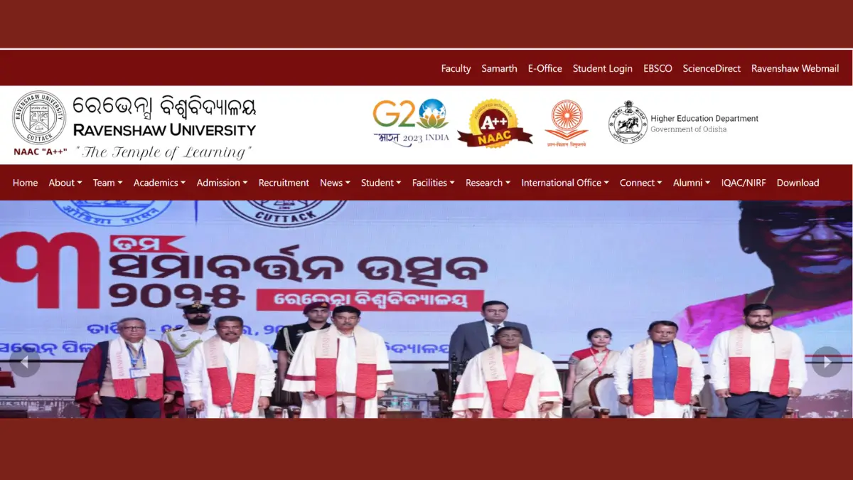 Ravenshaw University Assistant Professor Recruitment 2026