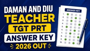 Daman and Diu Teacher TGT PRT Answer Key 2026 Out,