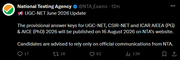 UGC NET Answer Key 2026 (June) @ugcnet.nta.ac.in, Download Subject Wise PDF Here_2.1
