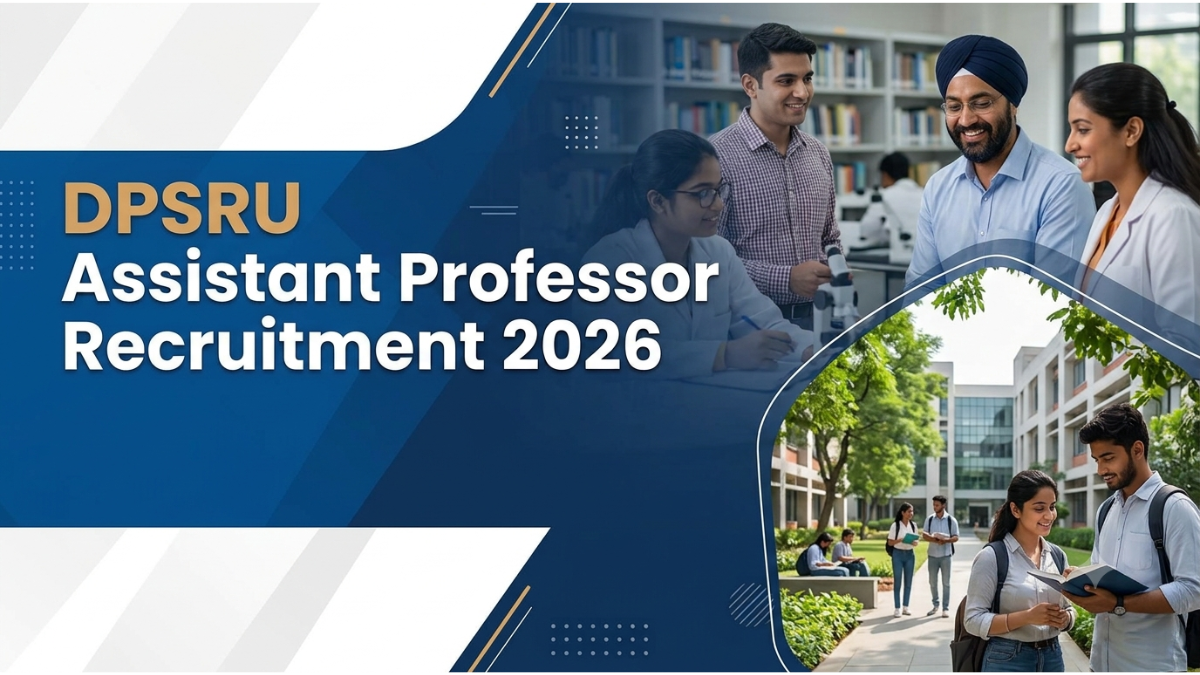 DPSRU Assistant professor Recruitment 2026