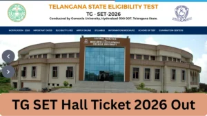 TG SET Hall Ticket 2026 Out @telanganaset.org (Today), Download TS SET Admit Card PDF