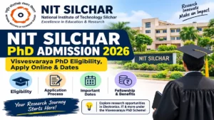 NIT Silchar PhD Admission 2026