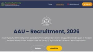 AAU Assistant Professor Recruitment 2026 Notification Out, Apply Online for 60 Posts