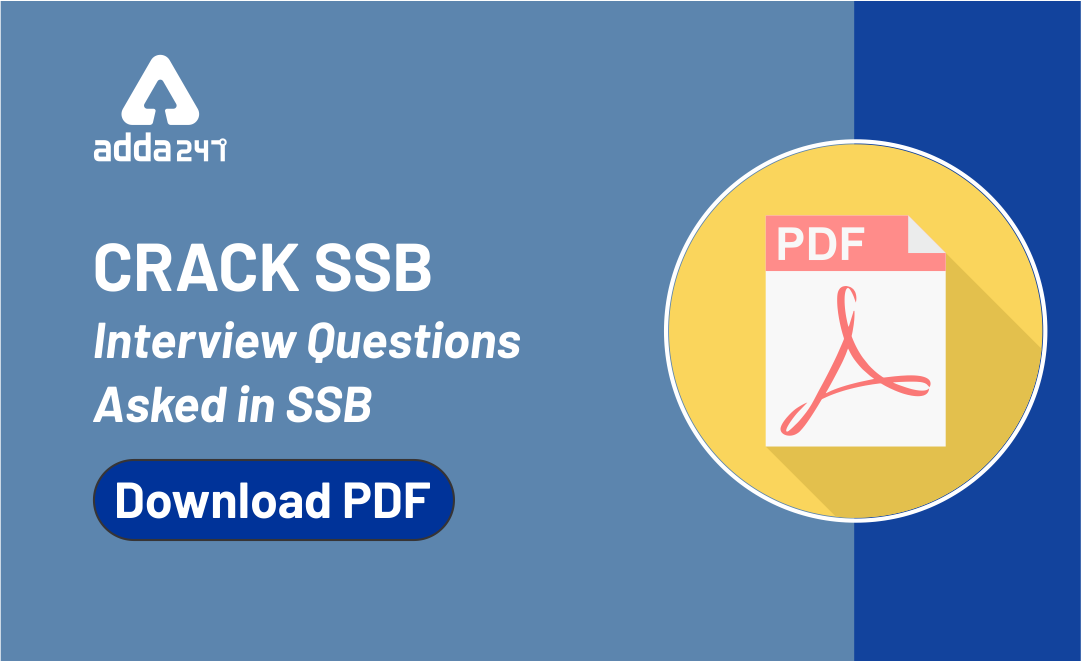 SSB Interview Questions, Download PDF_40.1