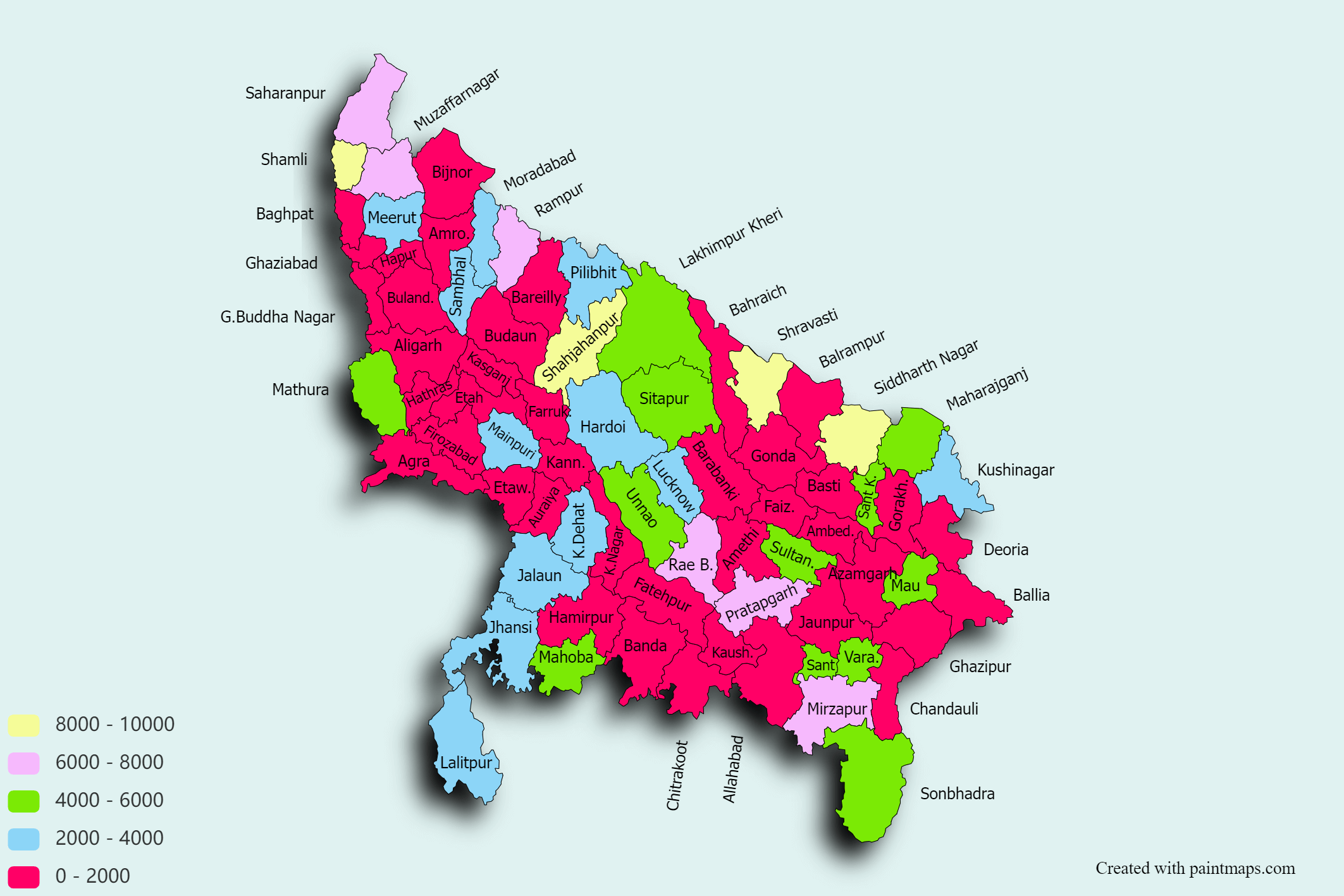 Top 10 Largest State in India by Population_60.1