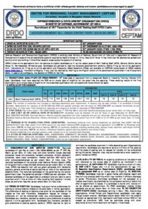 Click Here to Download DRDO MTS Notification_40.1