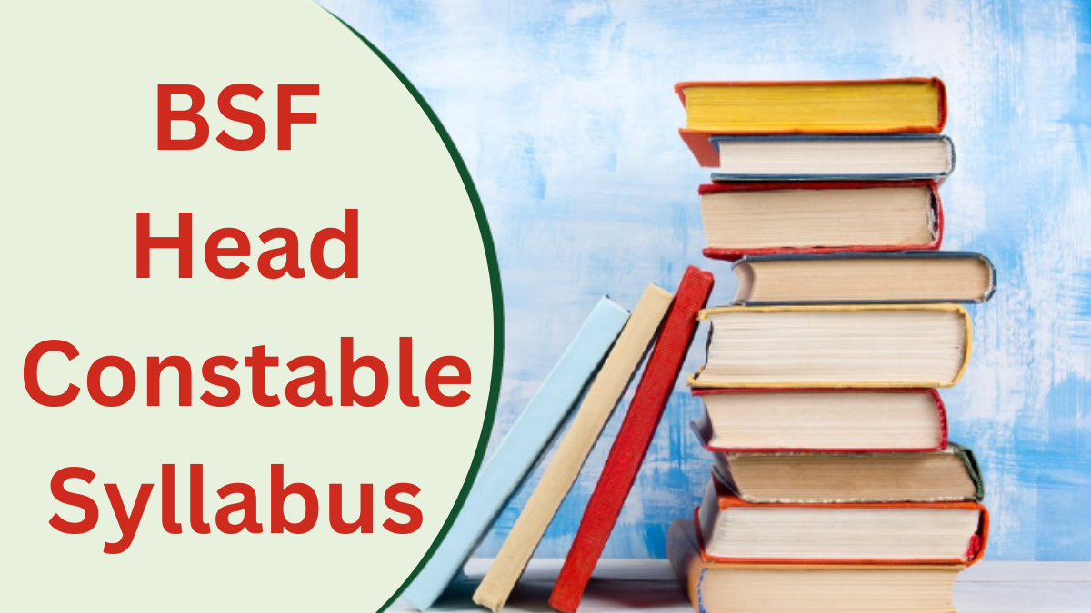 BSF head constable syllabus