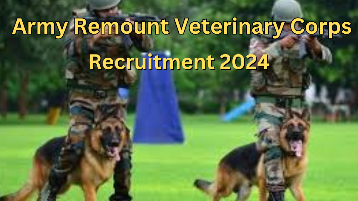 Remount Veterinary Corps Recruitment 2019 Army Remount Veterinary Corps Recruitment 2024