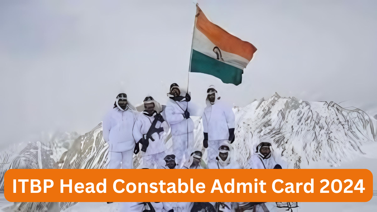 ITBP HC Admit Card 2024