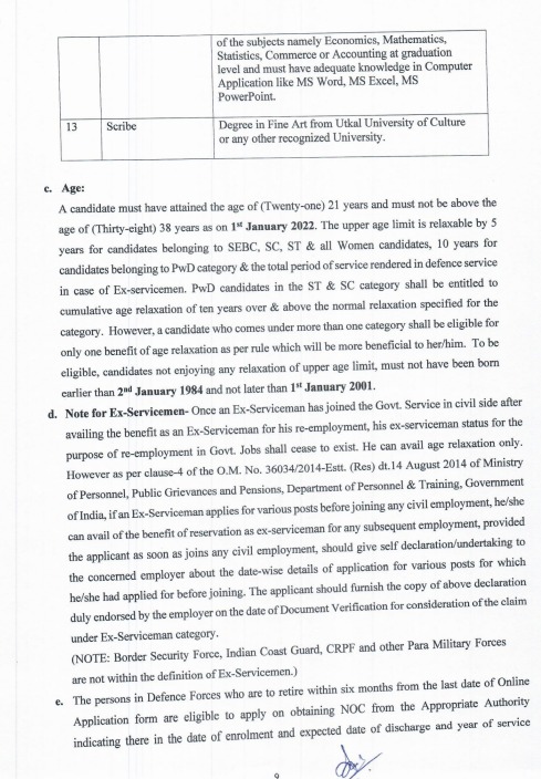 OSSC CGL Specialist Group B & C Apply Online 2023 Apply Steps_5.1